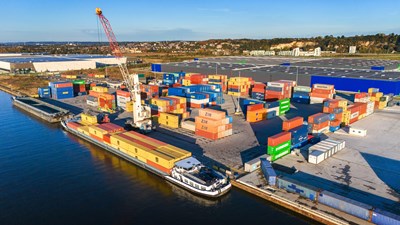 © Port autonome de Liège - Visible - Terminal à conteneurs Trilogiport